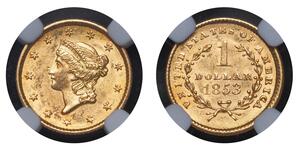 1 Dólar Estados Unidos de América (1776 - ) Oro 