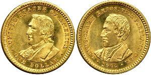 1 Dólar Estados Unidos de América (1776 - ) Oro 