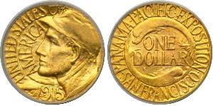 1 Dólar Estados Unidos de América (1776 - ) Oro 