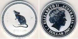 1 Dólar Australia (1939 - ) Plata 