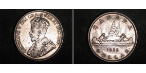 1 Dólar Canadá Plata Jorge V (1865-1936)