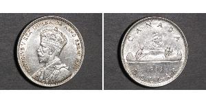 1 Dólar Canadá Plata Jorge V (1865-1936)