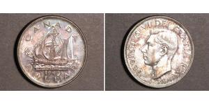 1 Dólar Canadá Plata Jorge VI (1895-1952)