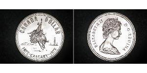 1 Dólar Canadá Plata Isabel II (1926-2022)