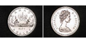 1 Dólar Canadá Plata Isabel II (1926-2022)