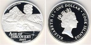 1 Dólar Cook Islands (1965 - ) Plata 
