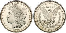 1 Dólar Estados Unidos de América (1776 - ) Plata 