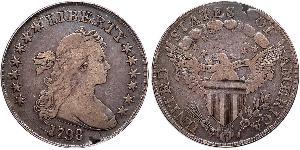 1 Dólar Estados Unidos de América (1776 - ) Plata Anne Willing Bingham (1764-1801)