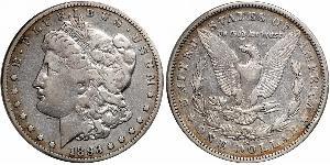 1 Dólar Estados Unidos de América (1776 - ) Plata 