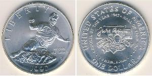 1 Dólar Estados Unidos de América (1776 - ) Plata 