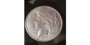 1 Dólar Estados Unidos de América (1776 - ) Plata 