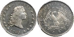 1 Dólar Estados Unidos de América (1776 - ) Plata 