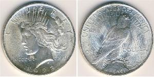 1 Dólar Estados Unidos de América (1776 - ) Plata 