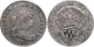 1 Dólar Estados Unidos de América (1776 - ) Plata Anne Willing Bingham (1764-1801)