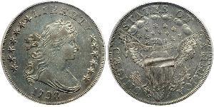 1 Dólar Estados Unidos de América (1776 - ) Plata Anne Willing Bingham (1764-1801)