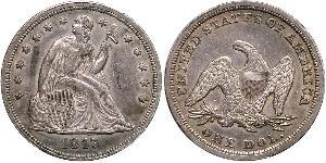 1 Dólar Estados Unidos de América (1776 - ) Plata 