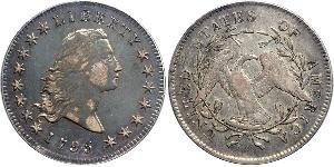 1 Dólar Estados Unidos de América (1776 - ) Plata 