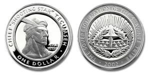 1 Dólar Estados Unidos de América (1776 - ) Plata 