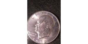 1 Dólar Estados Unidos de América (1776 - ) Plata Dwight D. Eisenhower (1890-1969)