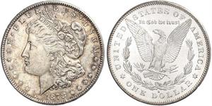 1 Dólar Estados Unidos de América (1776 - ) Plata 