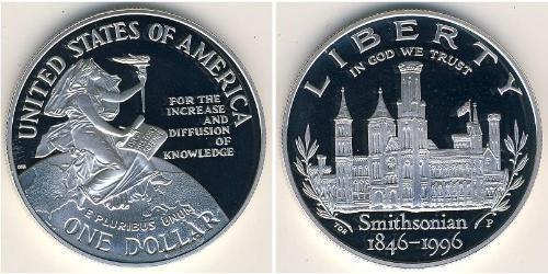 1 Dólar Estados Unidos de América (1776 - ) Plata 