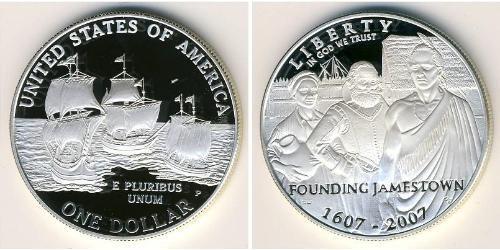 1 Dólar Estados Unidos de América (1776 - ) Plata 