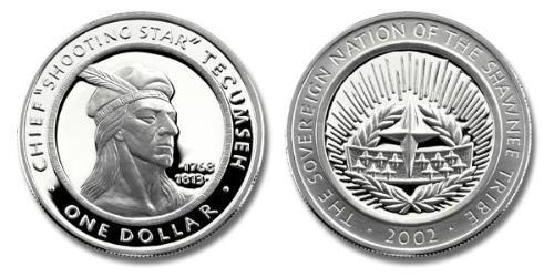 1 Dólar Estados Unidos de América (1776 - ) Plata 