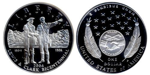 1 Dólar Estados Unidos de América (1776 - ) Plata 