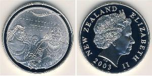 1 Dólar Nueva Zelanda Plata 
