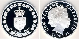 1 Dólar Nueva Zelanda Plata 