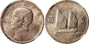 1 Dólar República Popular China Plata 