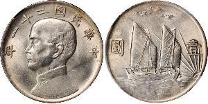 1 Dólar República Popular China Plata 
