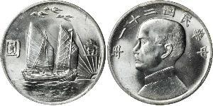 1 Dólar República Popular China Plata 