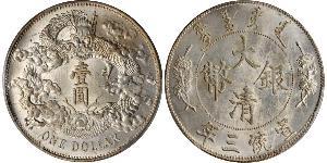 1 Dólar República Popular China Plata 