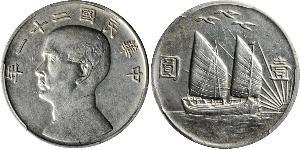 1 Dólar República Popular China Plata 