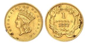 1 Dólar Estados Unidos de América (1776 - )  