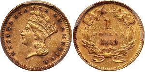 1 Dólar Estados Unidos de América (1776 - )  