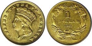 1 Dólar Estados Unidos de América (1776 - )  
