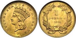 1 Dólar Estados Unidos de América (1776 - )  