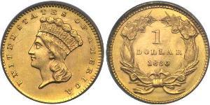 1 Dólar Estados Unidos de América (1776 - )  