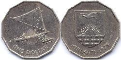 1 Dólar Kiribati (1979 - )  