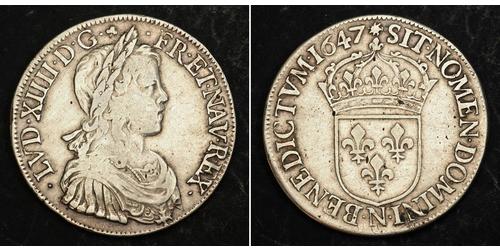 1 Ecu France Argent Louis XIV de France (1638-1715)