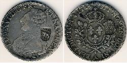 1 Ecu Kingdom of France (843-1791) Argent Louis XVI de France (1754 - 1793)