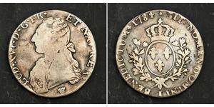 1 Ecu Kingdom of France (843-1791) Argent Louis XVI de France (1754 - 1793)