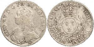 1 Ecu Kingdom of France (843-1791) Argent Louis XV de France (1710-1774)