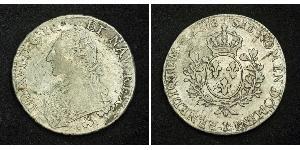 1 Ecu Francia medioevale (843-1791) Argento Luigi XVI di Francia (1754 - 1793)