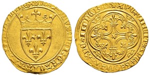 1 Ecu Kingdom of France (843-1791) Gold Charles VI of France (1368-1422)