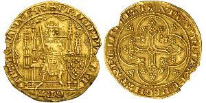 1 Ecu Francia medioevale (843-1791) Oro Filippo VI di Francia (1293 - 1350)