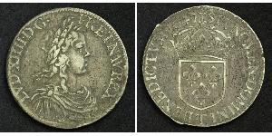 1 Ecu Frankreich Silber Ludwig XIV (1638-1715)