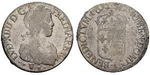 1 Ecu Frankreich Silber Ludwig XIV (1638-1715)